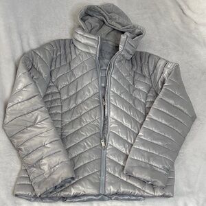 Kenneth Cole New York Silver Puffer Jacket